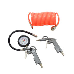 Set mit 3 Zubehörteilen Kompressor